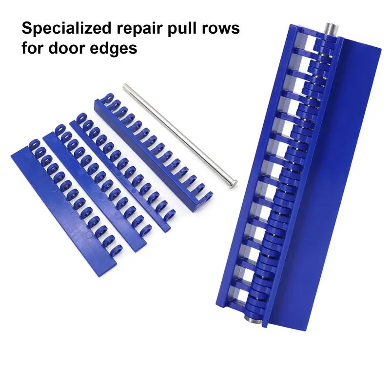 Kit di strumenti per la riparazione di ammaccature estrattore per ammaccature con asta in metallo strumento per la rimozione di ammaccature estrattore per ammaccature per carrozzeria ad angolo retto per la maggior parte dei danni delle ammaccature