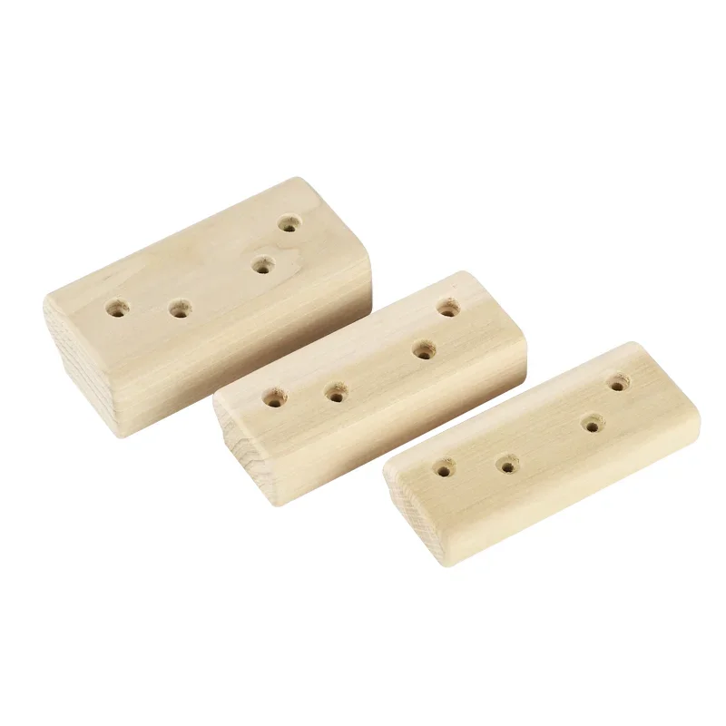 3Pcs Wooden Rock Climbing Holds Building Core Strength  for Sports Park Training Home Climbing Gym Indoor Climbing Athletes