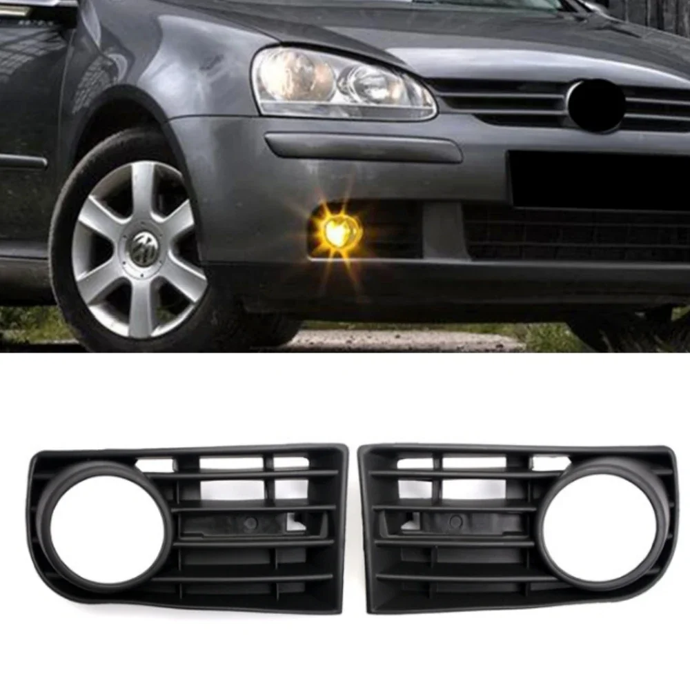 Front bumper grille fog lamp cover For Volkswagen Golf 5 MK5 2005-2009
