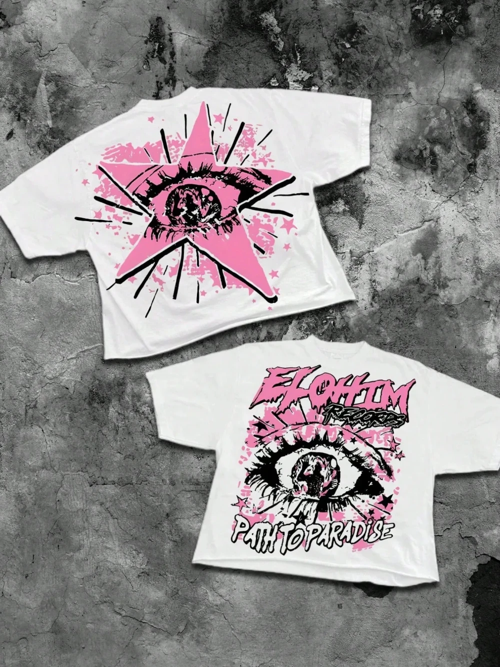 2026 Grunge Gothic Streetwear Graphic Printed Cotton Kids Adults Unisex Short Sleeve T-Shirt Retro Dark Casual Tops