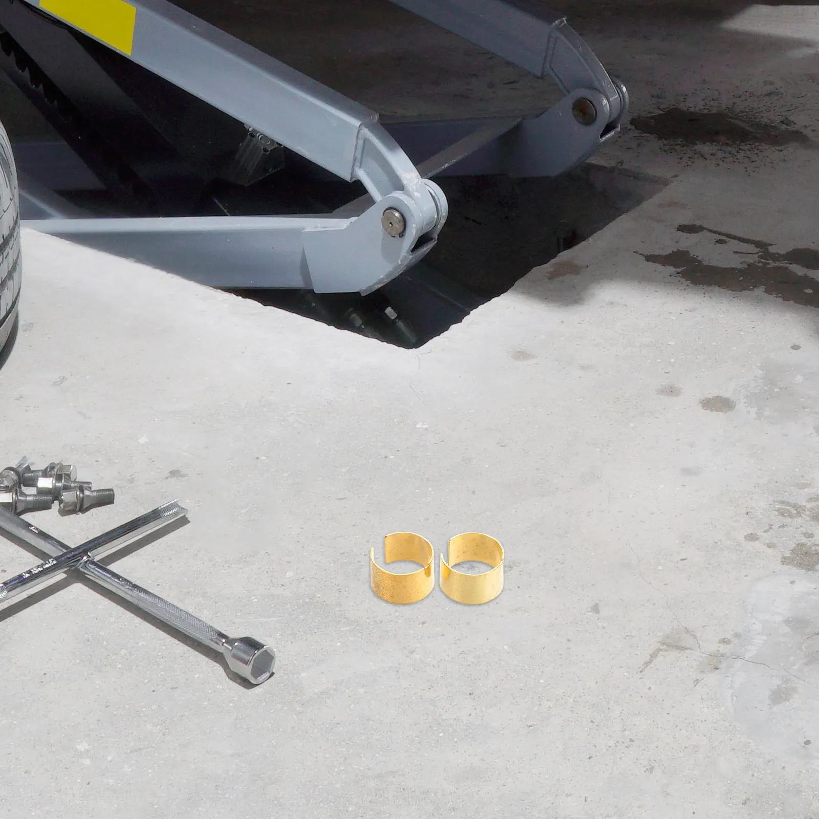 

1Pair Car Audio Battery Terminal Copper Connectors Replacement Kit Positive Negative Clamps Automotive Battery Connectors