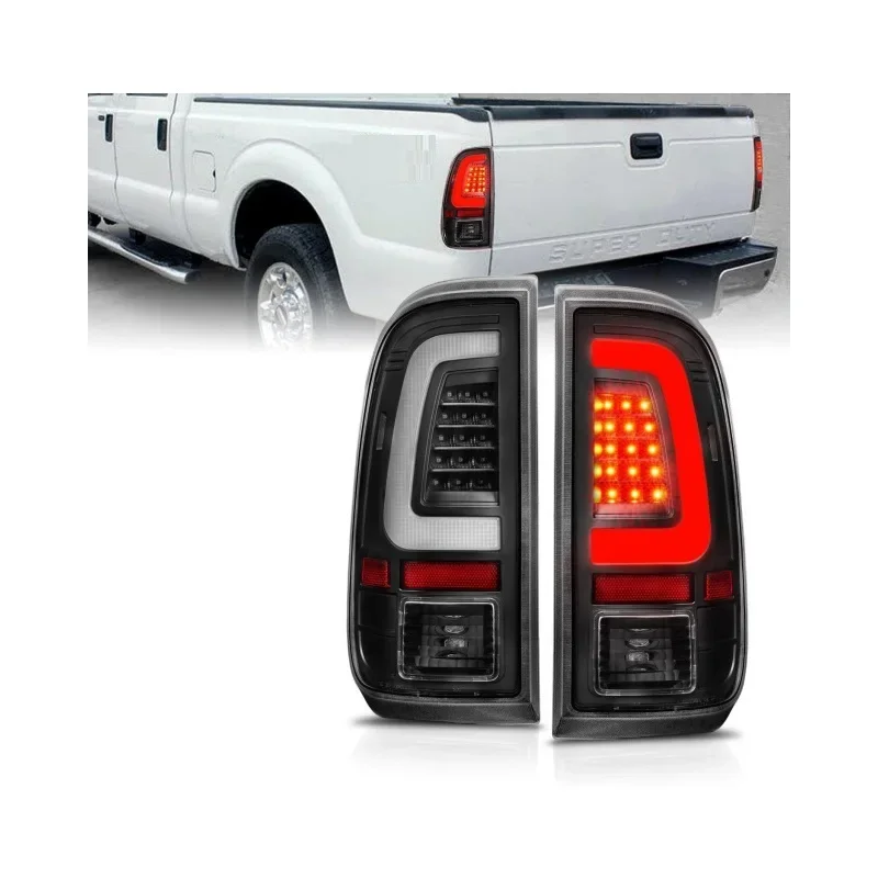 

1 Pair 2X Rear Stop Tail Light Taillight Brake Light Turn Signal for Ford F250 2008 2009 2010 2011 2012 2013 2014 2015 2016
