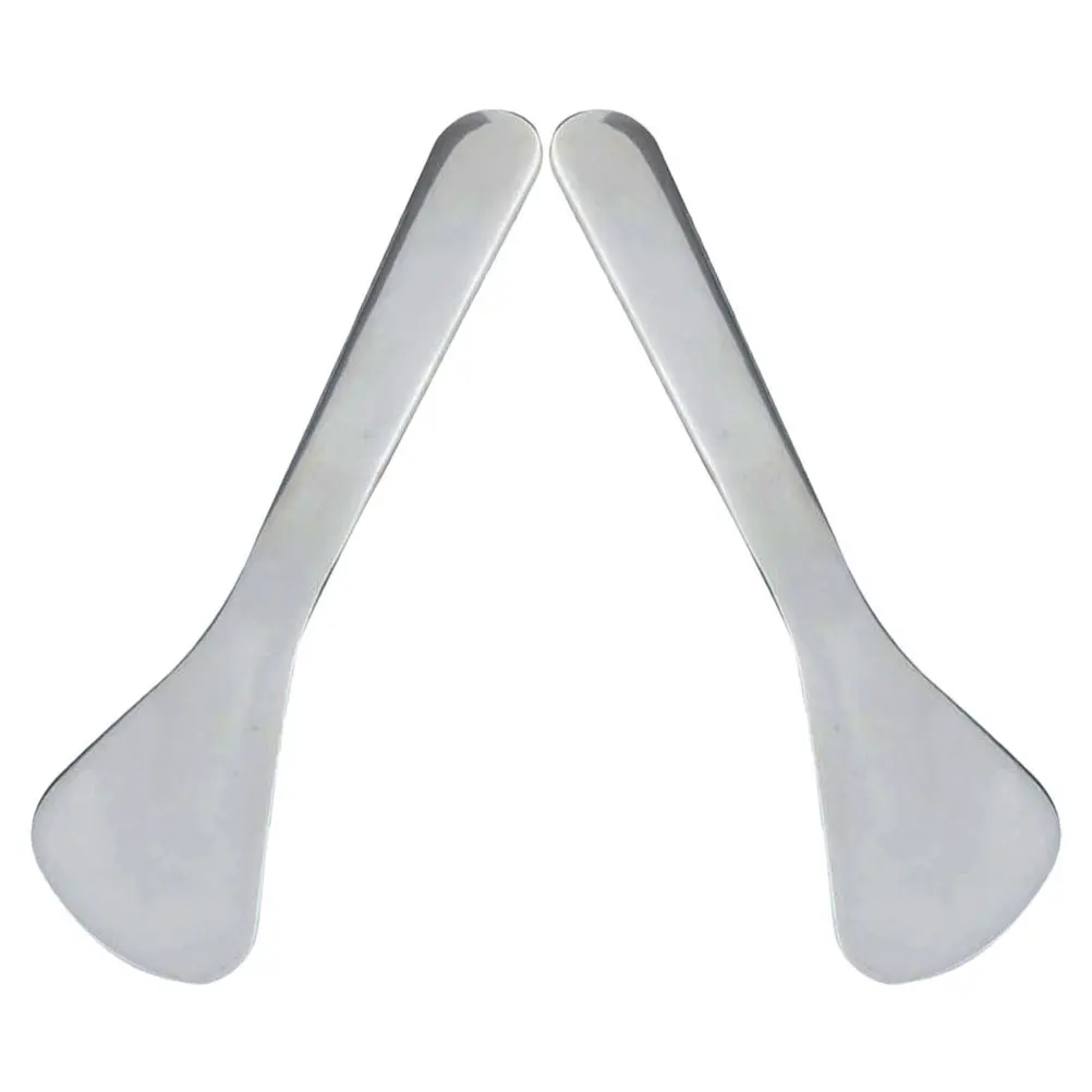 

2Pcs Eye Cream Spatula Stainless Steel Skincare Spatula for Facial Massage Portable Beauty Tool for Women Travel-Friendly Face