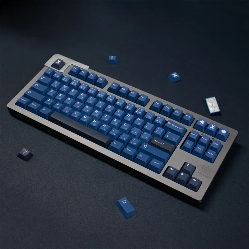 Personality Japanese GMK Striker Theme Keycaps PBT Sublimation Cherry Profile 23/129 Keys For Mechanical Keyboard
