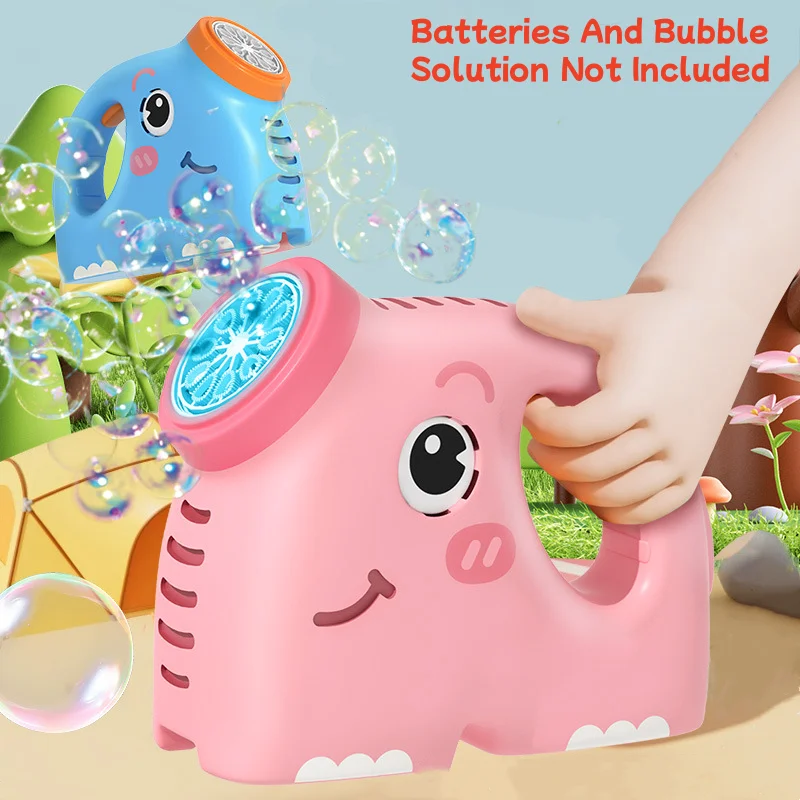 Automatische bellenblazer, idee voor verjaardagen, Valentijnsdag, huwelijksspelcadeaus - batterijen en bellenoplossing niet inbegrepen.