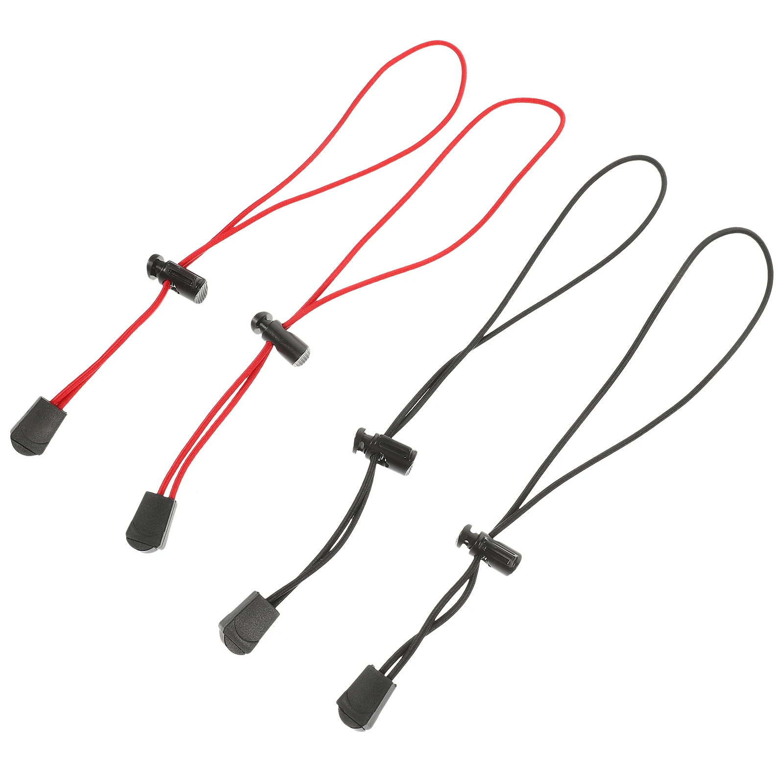 

4pcs Travel Storage Rope Elastic Cord Bungee Straps Backpack Adjustable Cords Toggle Tie Camping Hiking Supplies Outdoor