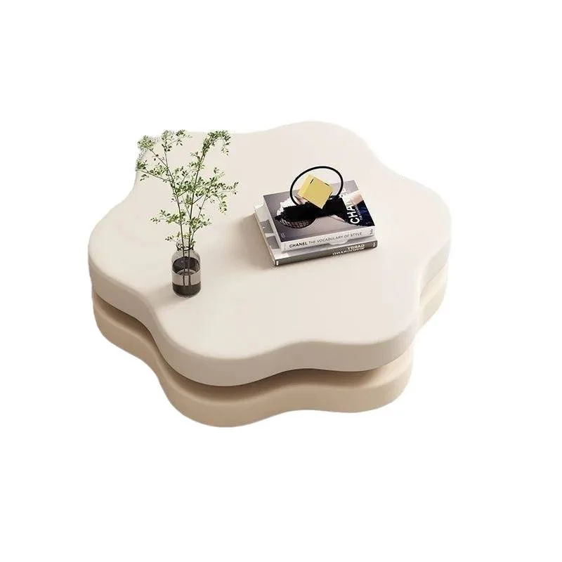 Bedrooms Office Coffee Tables Luxury Beige Design White Nordic Coffee Tables Center Modern Cute Tavolino Da Salotto Furniture