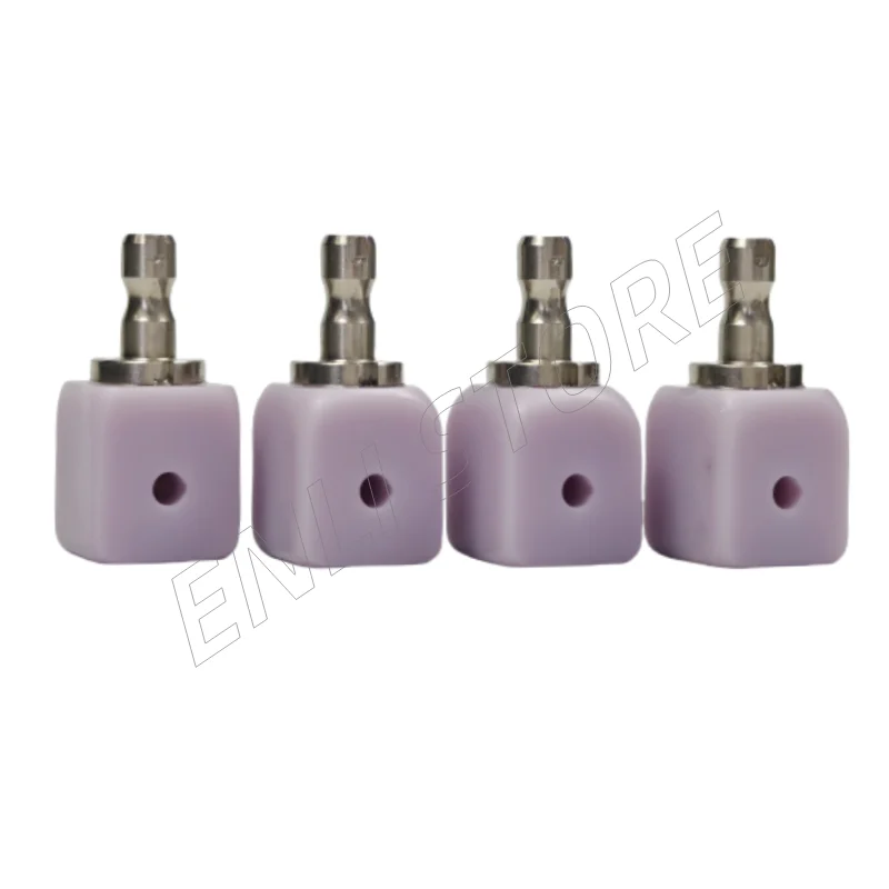 

4Pcs/Box A16 Dental Lithium Disilicate Blocks for Implant With Hole HT/LT for CAD CAM Porcelain Veneers Glass Ceramic Blocks