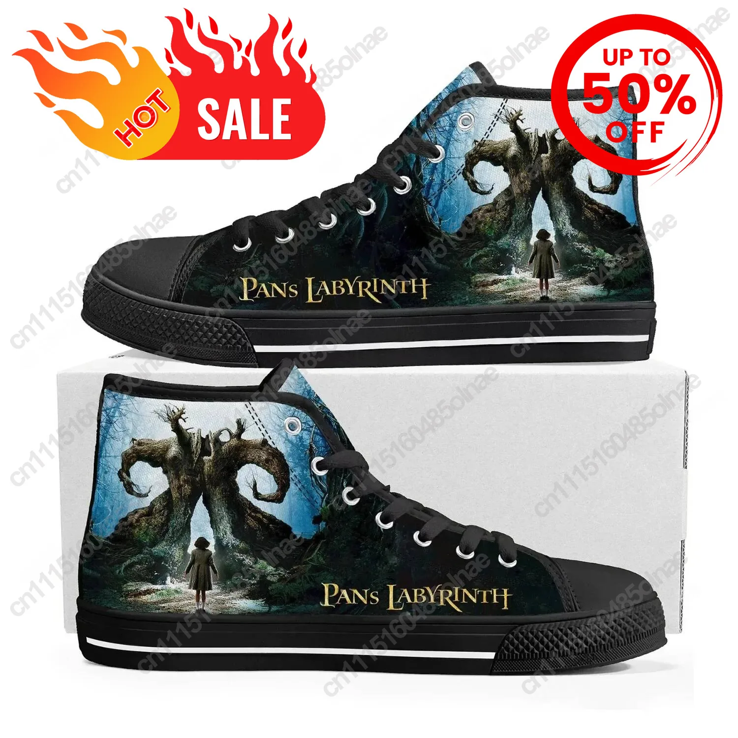 Pans Labyrinth Movie Top Sneakers Mens Womens Teenager High Quality Canvas Sneaker Couple Shoe Casual Custom Made Shoes