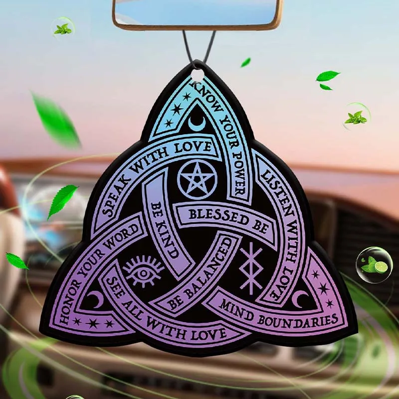 Amulett Wikinger Hexe Keltischer Auto-Duftanhänger, langanhaltender Duft, Duftbeutel