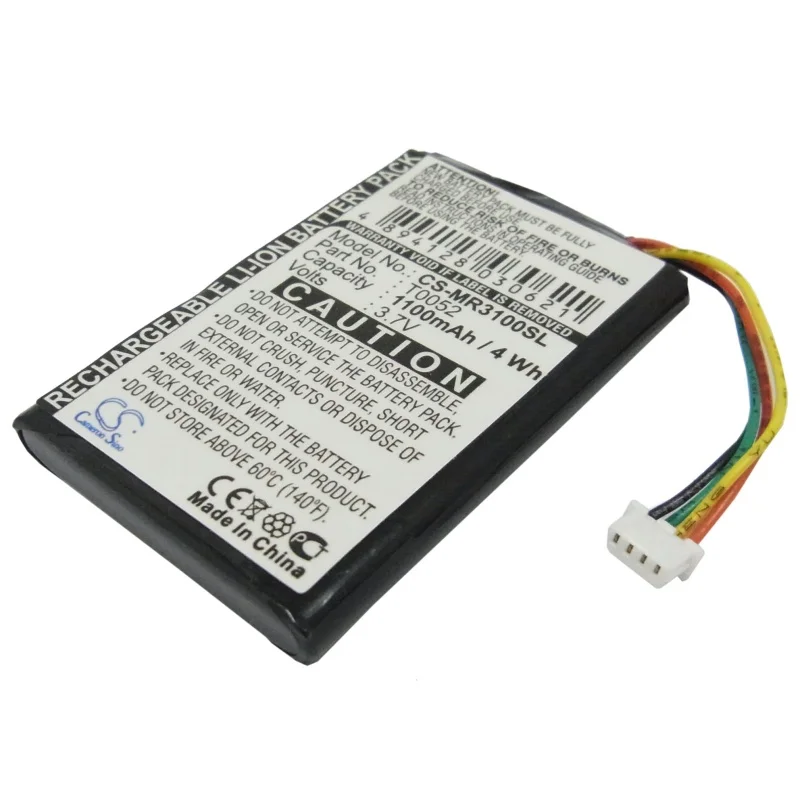 Cameron Sino 1100mAh Battery T0052 for Magellan Maestro 3000, 3200, 3210, 3220, 3225, 3250, 1200 (4 wires), 1210 (4 wires)