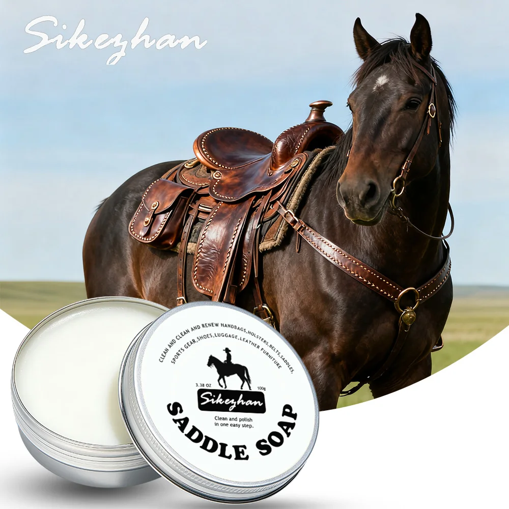 Natural Leather Saddle Maintenance and Care Cream Deep Conditioning Waterproofing & Shine Enhancer Restoration Refurbished Cream