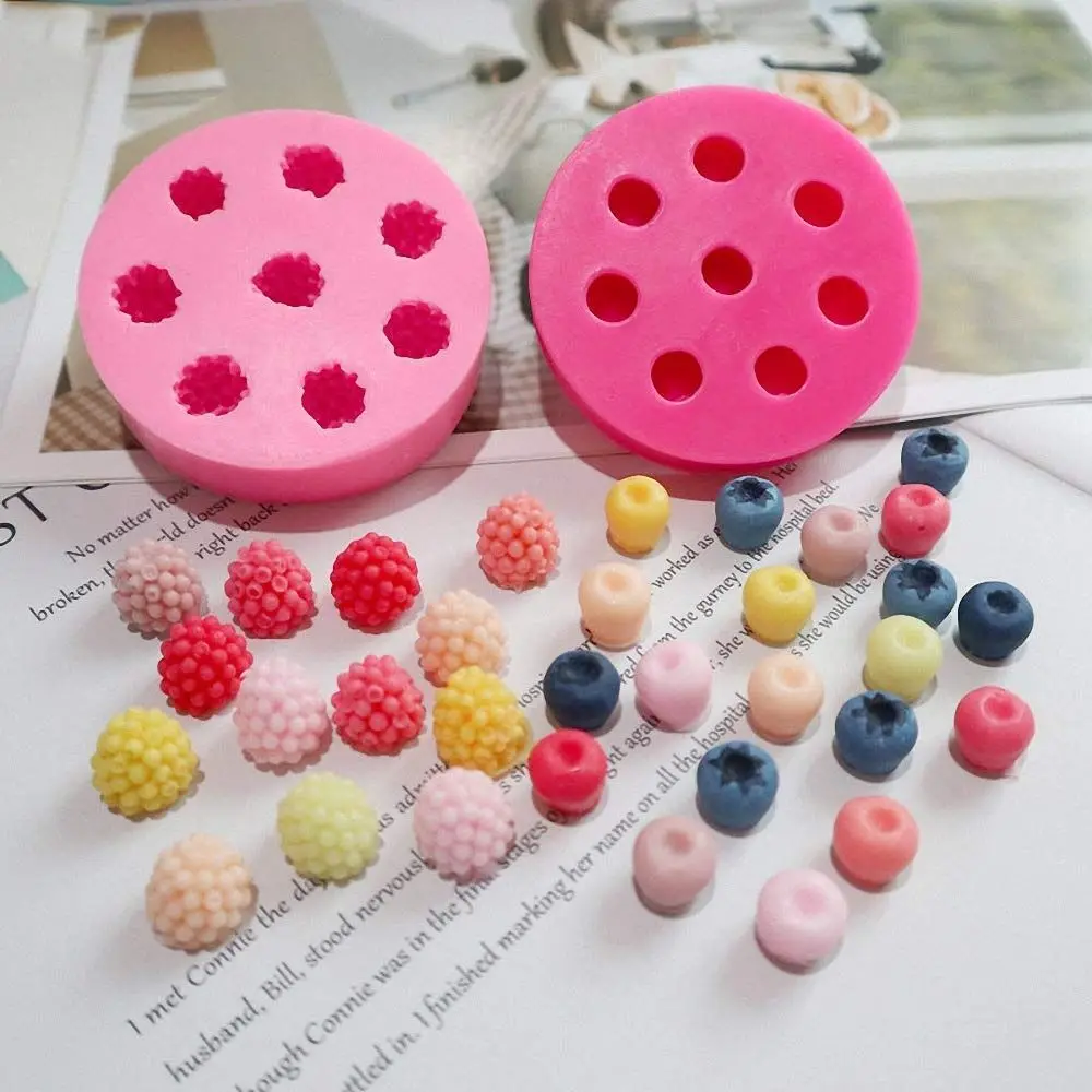 3D Fruit Shaped Fondant Molds Mini Fruit Shaped Fruit Fondant Molds DIY Food-Grade Silicone Gummy Molds Trays Gummies Making 4