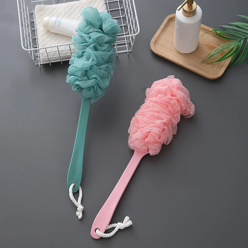 

Bath & Shower Brush Long Handle Exfoliating Back Scrubber Easy to Enjoy Shower Experience Bathroom Products Household Products