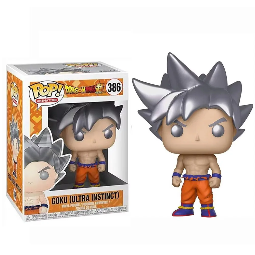 Funko Pop الرسوم المتحركة Dragonball Gokus # 386 الترا جوكوس # 1232 # 1211 شخصيات الفينيل ألعاب الدمى هدية