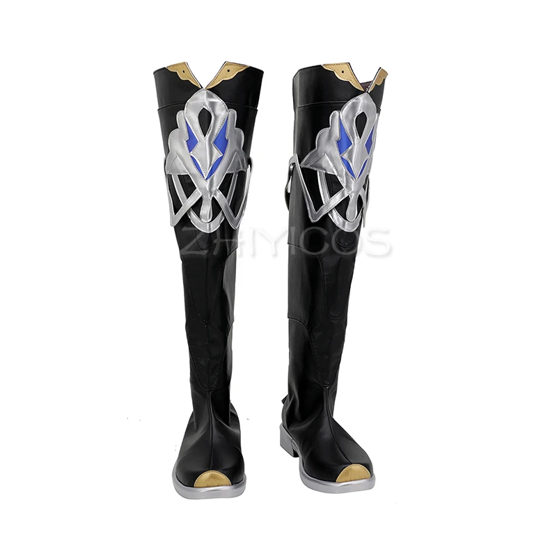 Neue Genshin Impact Cosplay Schuhe Genshin Impact Albedo Cosplay Schuhe Damen Herren Karneval Halloween Fersenschuhe