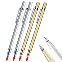 1/2/5Pcs Diamond Scribing Pen Tungsten Steel Tip Carbide Marker Engraving Pen For Glass Ceramic Metal Wood Engraving Hand Tools