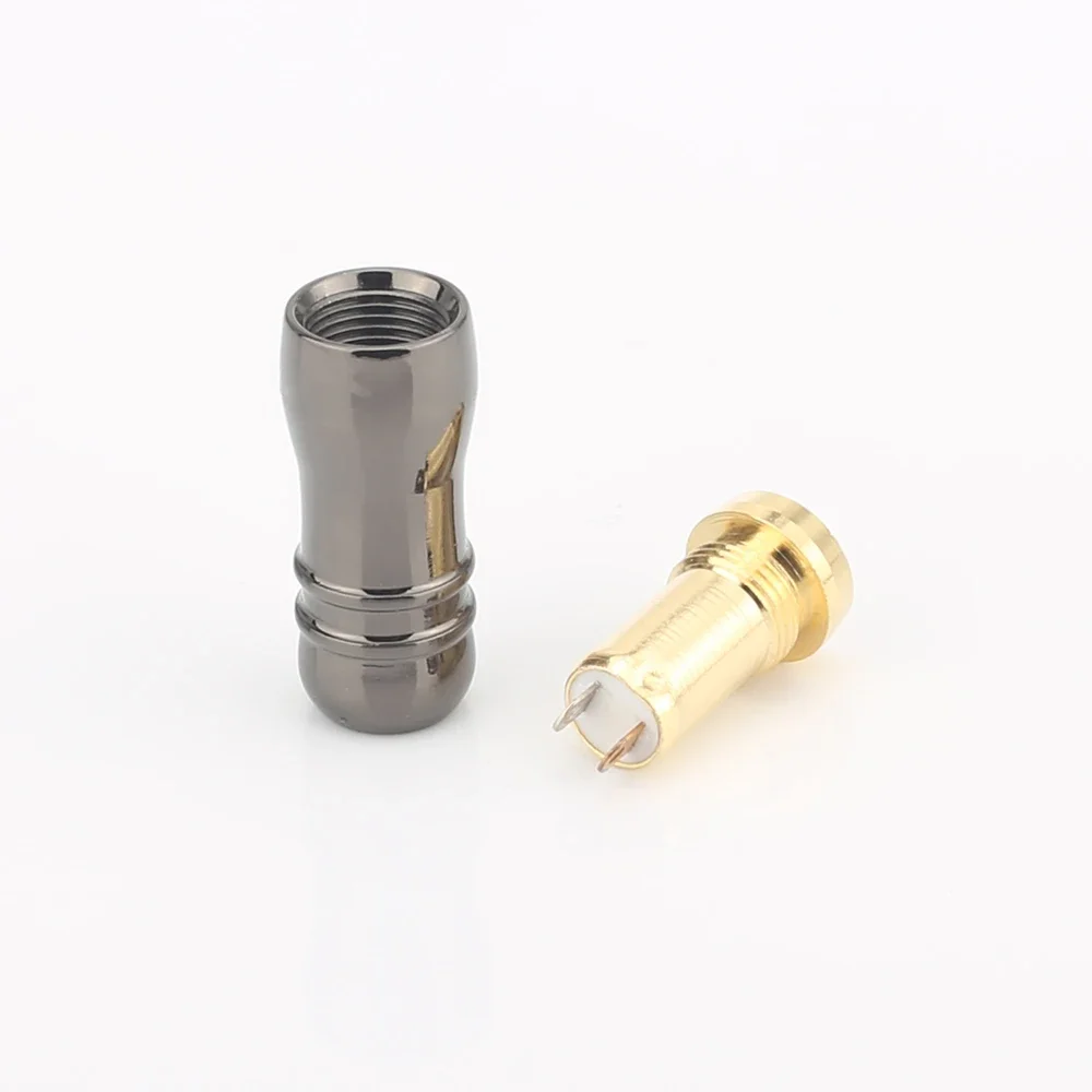 Audiocrast 3.5mm plugue fêmea HIFI estéreo fêmea cabo de fone de ouvido conector fêmea