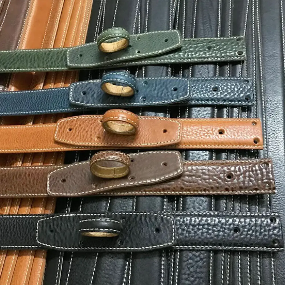 Full grain Bisdon Vegetable Tanned Leather Belt Blank Material Hand Craft DIY Belt Making Accessory