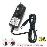 1A Power Adapter 3V 4.5V 5V 6V 9V 12V 13V 15V AC-DC Universal Power Supply Adapter  Charger Adapters EU US Plug