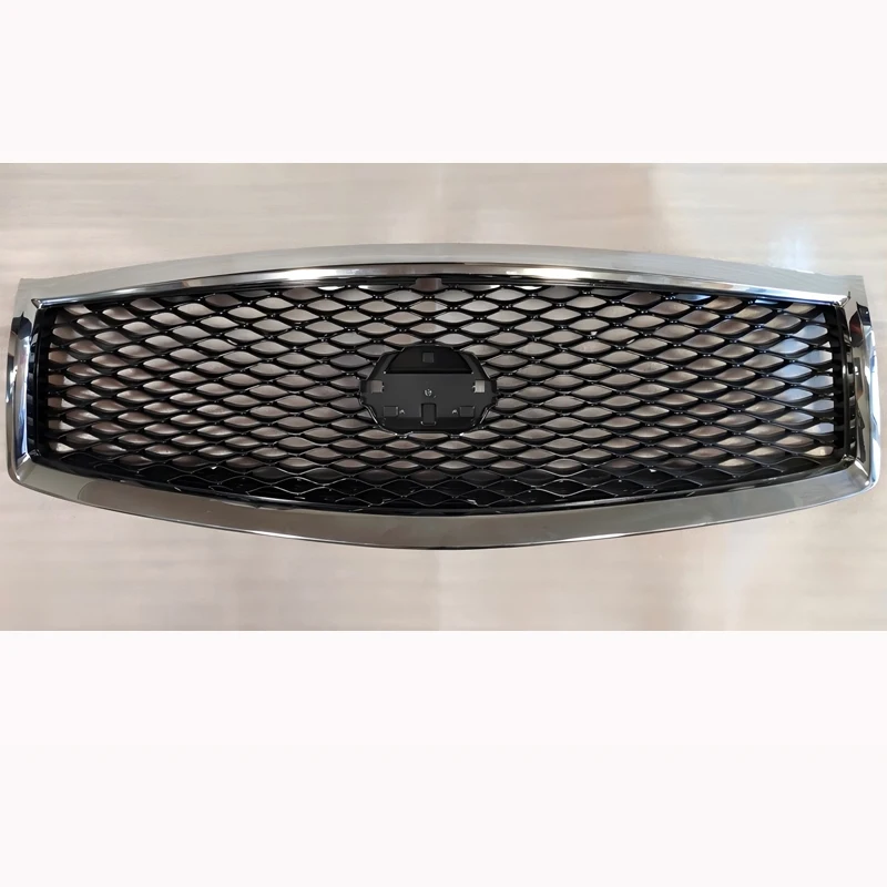 

Applicable to 2015- for Infiniti Q70 grille without holes gray mesh core + electroplated frame OE 62310-9NC0B CM+BLK
