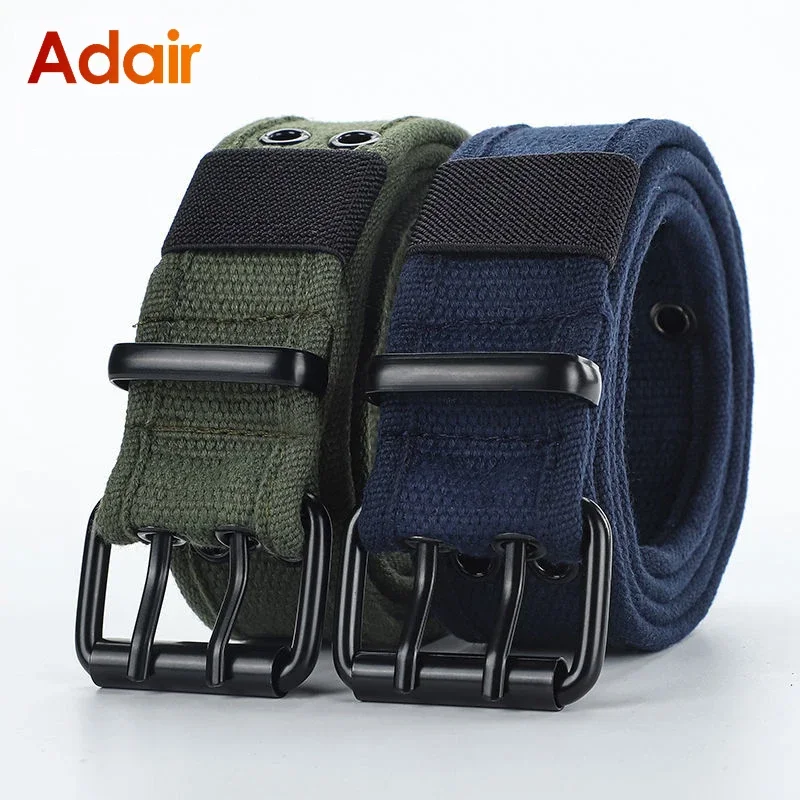 Mode Mannen Riem Canvas Webbing Casual Designer Hoge Kwaliteit Militaire Training Riem Sport Outdoor Riem Voor Mannen Riem HB065