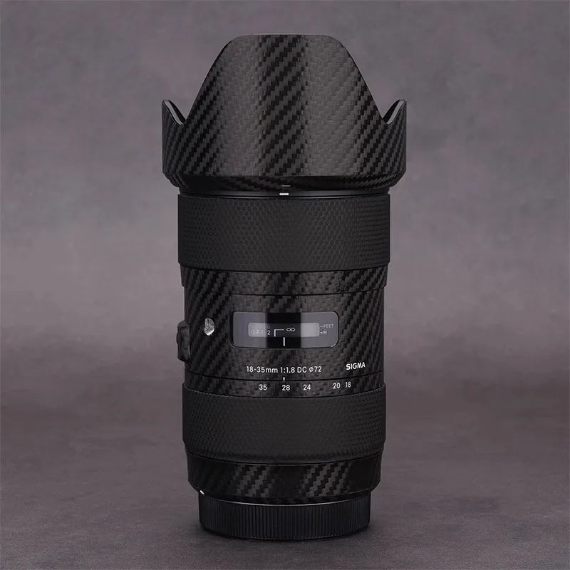 For Sigma 18 35mm Skin,Sigma 18-35mm F2.8 DC HSM Camera Sticker,Scratch-resistant protective film, full coverage protection