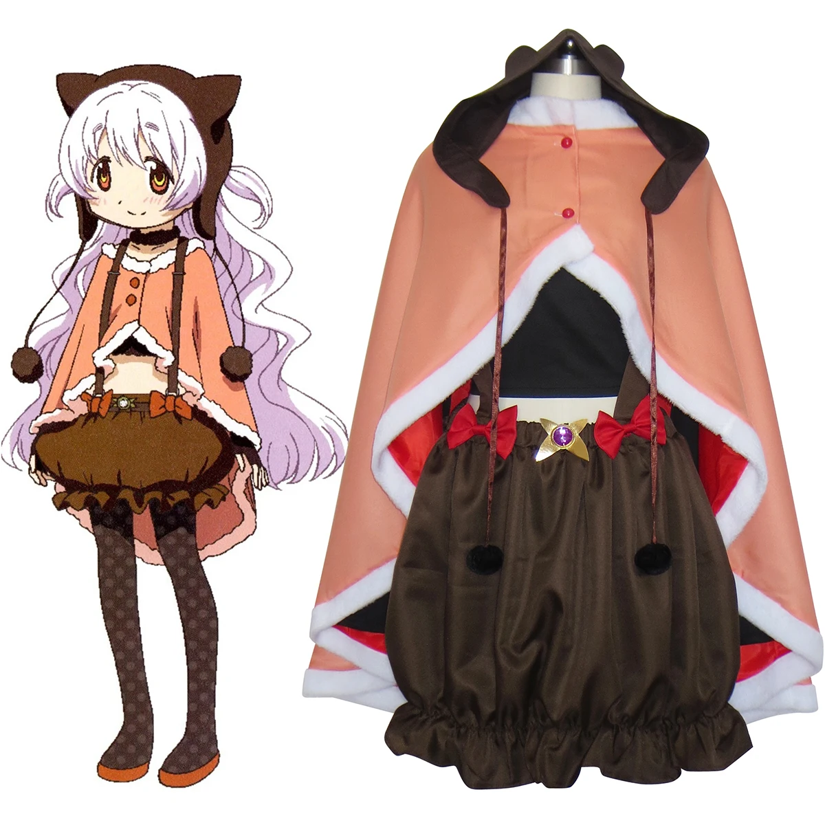 

Puella Magi Madoka Magica the Movie Part III The Rebellion Story Nagisa Momoe Magical Girl Ver. Outfit Cosplay Costume