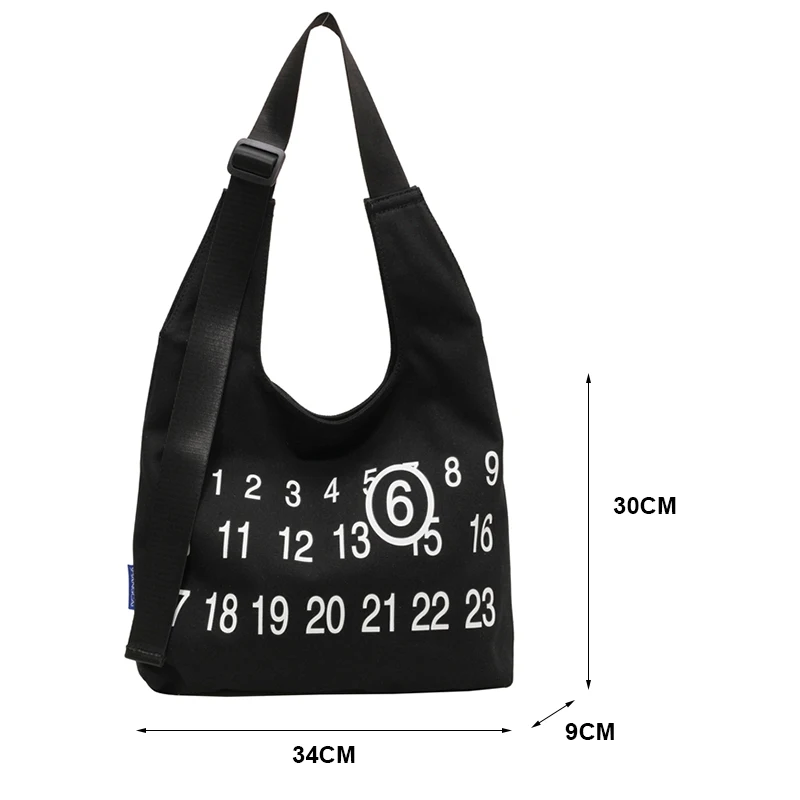 Tiptoegirls Digits Print Design Totes Luxury Women Shoulder Bags Large Capacity Shopper Summer Handbag Black Green White Khaki