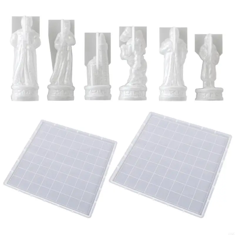 Epoxy Casting Mold for Chess Craft Projects, Reusable Silicone Mold for Handmade Display Work, Gifts, and Hobby Use 