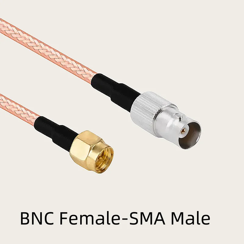 RG142 BNC to SMA Male plug & Female jack Connector 50ohm RF Coaxial Pigtail Jumper Cable