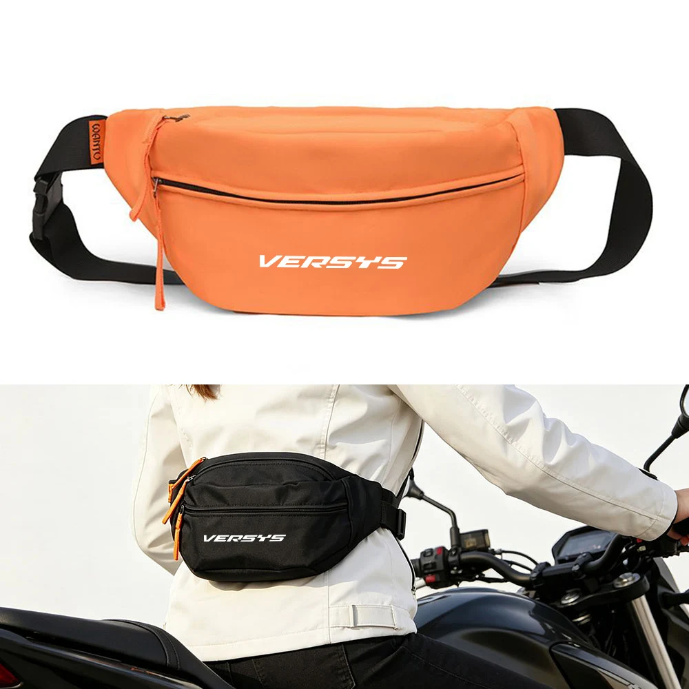 For Kawasaki Versys 650 1000 X300 X 300 Water-proof Motorcycle Cycling Waist Chest Pack Storage Leg Bag Light Accessories