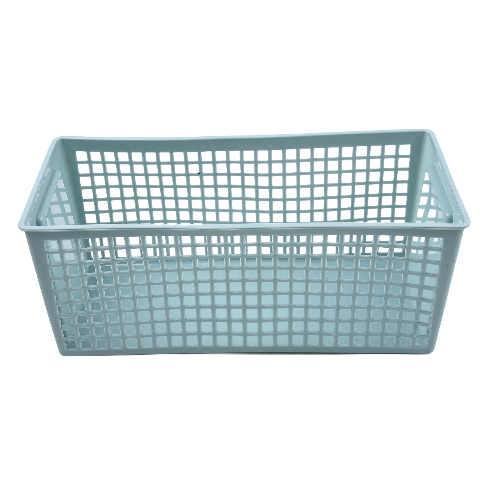 Storage Box Storage Basket Waterproof White 1pcs Balcony Bathroom Desktop Storage Basket Green Snack Storage Home