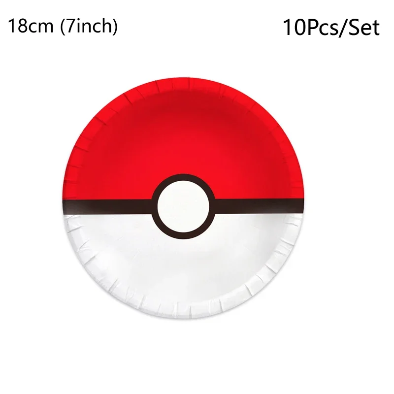 Pokemon Birthday Party Decor stoviglie usa e getta tazza piatto tovagliolo Pikachu bambini Baby Shower forniture per feste