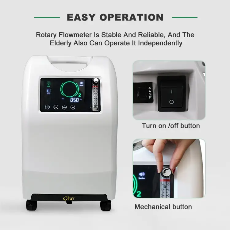 Olive CE Approved Oxygen Physical Therapy Equipment 10 Liters Oxygene Concentrator 10l Oxigen Concentrators With Accessories