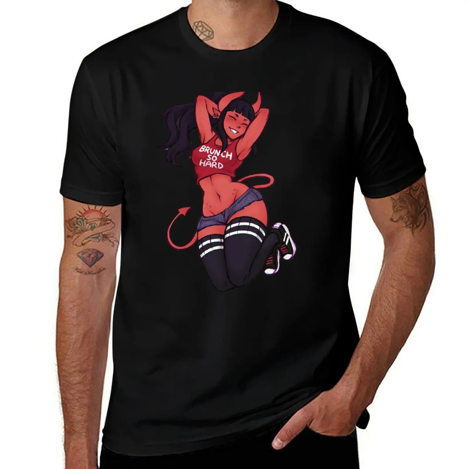 

Meru The Succubus Sport Sexy Girl T-Shirt t shirt man luxury man t shirt cotton T-Shirt