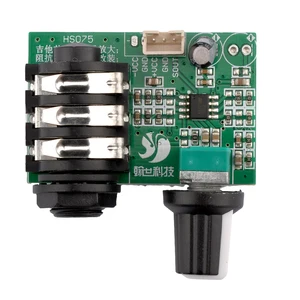 Vorverstärker -Signalverstärker -Gitarre, Vorverstärker mit hoher Impedanz, Instrumentengitarre, TL072 OP AMP, 12V 24 V Hauptverkäufe vor dem Stempeln - №4