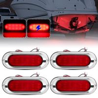 12V 24V 9 inch 20 LED Tail Lights DRL Running Lamp Flash Brake Stop Warning Position Parking Lamp For Truck Trailer Pickup Lorry