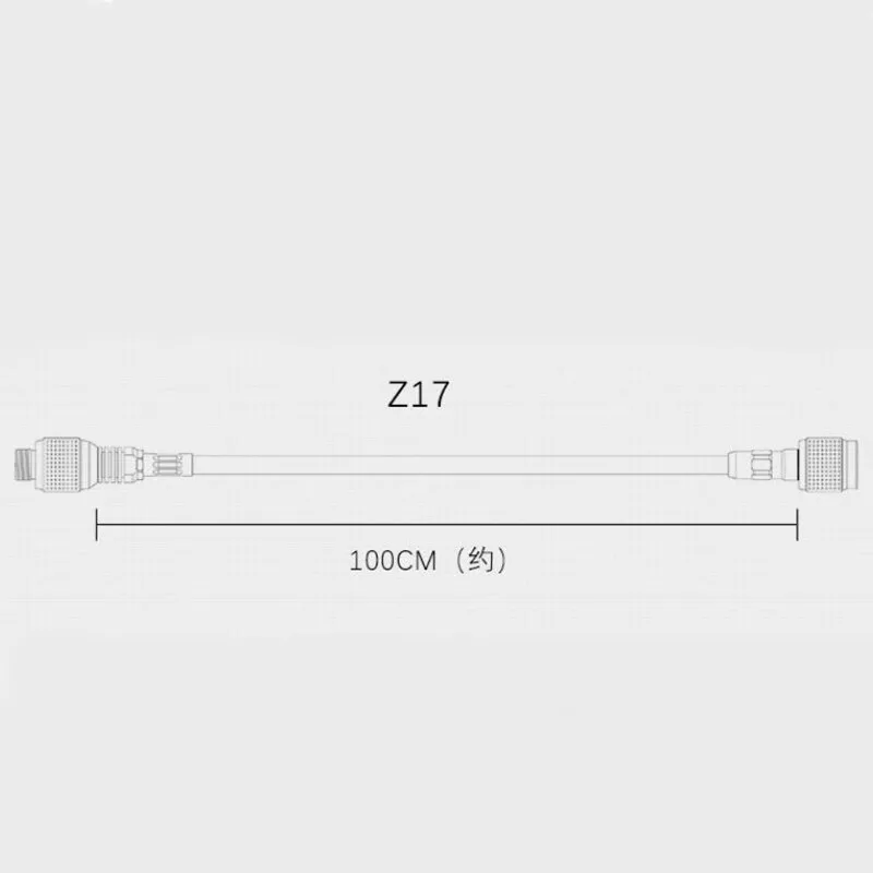 Z17 100CM CAMPINGMOON Outdoor Camping Equipment Card Type Furnace Head Extension Tube Straight Gas Extension Pipe