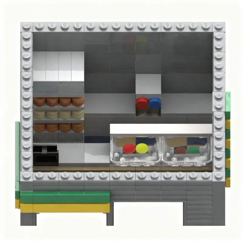 824 ชิ้น MOC MINI Subway 1.0 โ - Building Block Mini บทวิจารณ์และราคา