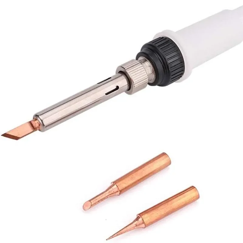 1pcs 900M-T Pure Copper Soldering Iron Tip Lead-free Solder Tips Welding Head Soldering Tools Branding Iron