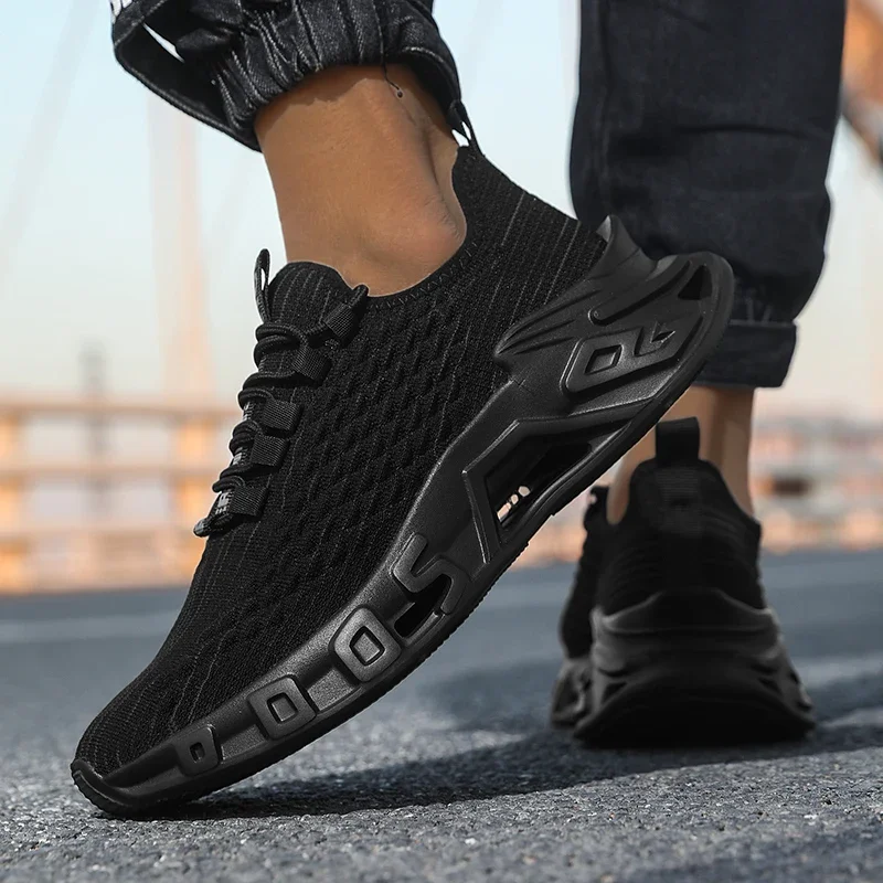 Sneakers for Men High Top Lightweight Running Shoes Non Slip Walking Shoes Mens Athletic Shoes Breathable Comfortable Sport