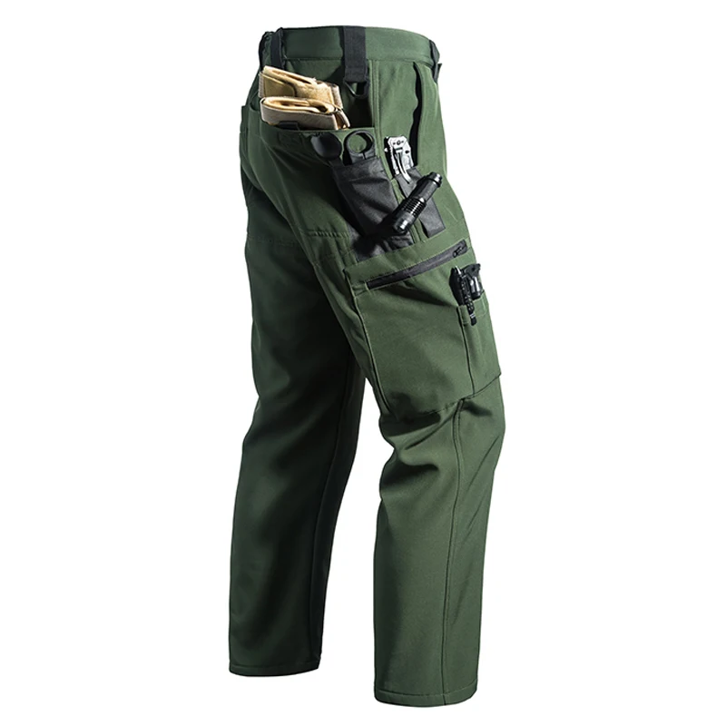Herren City Gargo Winter Taktische Haifischhautjacken Wanderhose Angeln Klettern Trekking Lässige Jagd Campinghose M-5XL – Detail 11