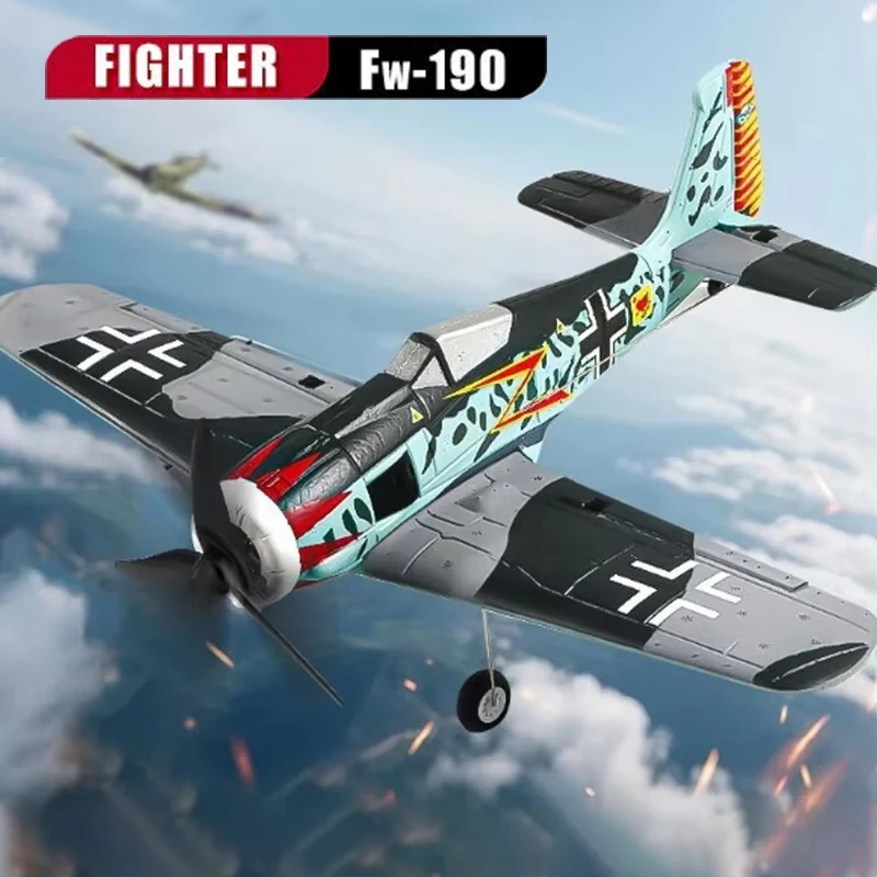 

SYC QF013 RC Aircraft Quad Channel Brushless Stunt Fixed Wing RC Glider 2.4G RC FW190 Fighter Foam Model Aircraft RC Toy Gift