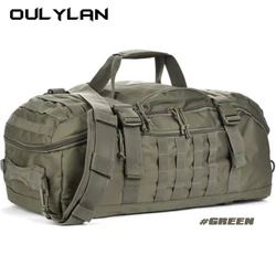 Oulylan-mochila táctica impermeable para hombre, morral de 45l para acampar, senderismo, viaje, Escalada, Deportes, gimnasio, bolsa de lona