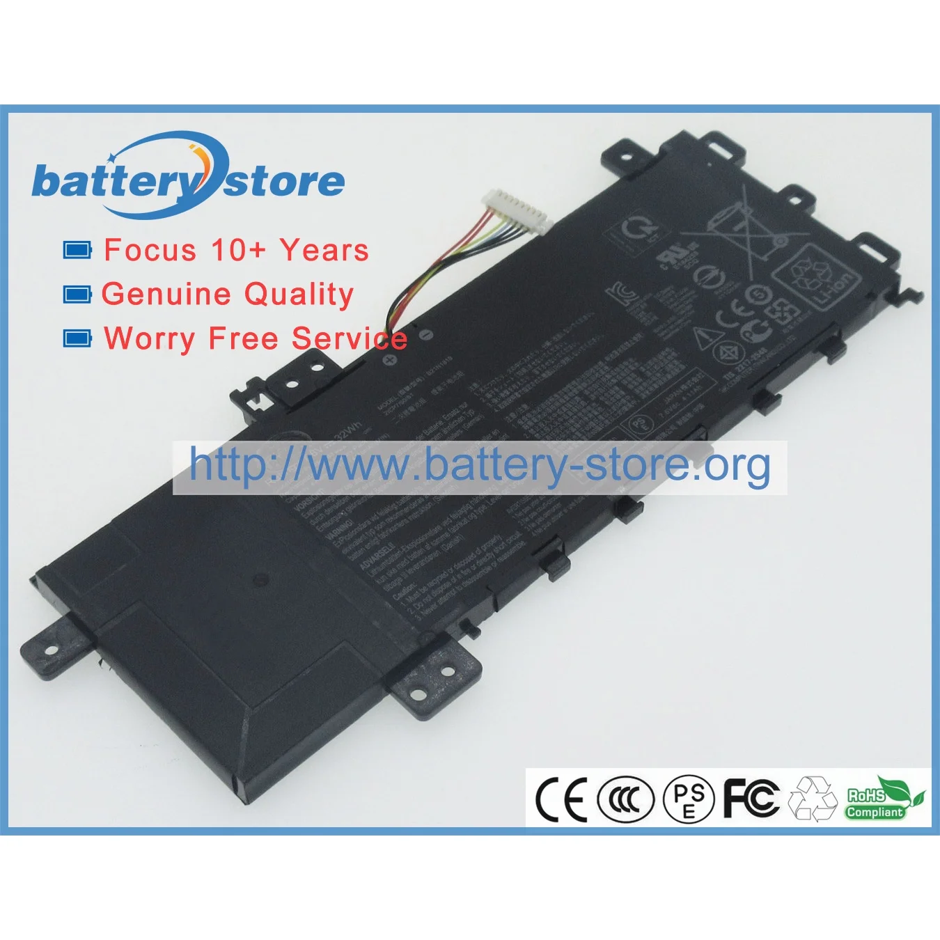 Genuine Original Laptop Batteries for B21N1818,2ICP6/61/80,2ICP6/60/81,B21BnEH,0B200-03350500,-3,0B200-03350400,7.3V or 7.6V