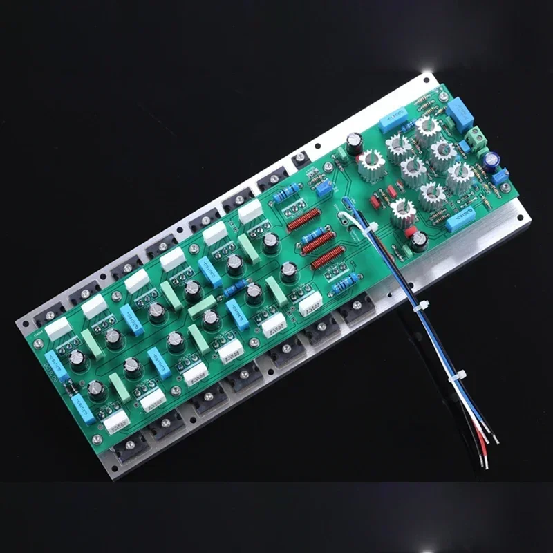 Placa amplificadora de potencia Mono de 500w, línea FM801, 14 Uds., Toshiba TTC5200, placa amplificadora HIFI de alta potencia