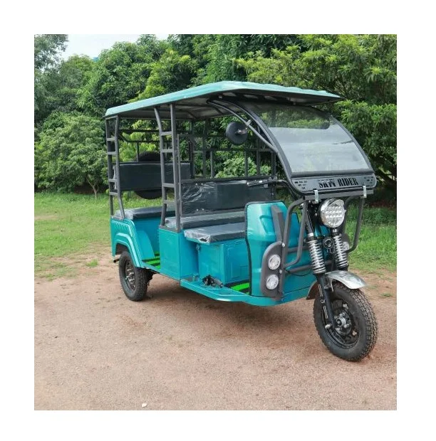 Electric Passenger Wholesale Low Price Three Wheel Electric Commercial Tricycles for Passengers Electric Rikshawcustom