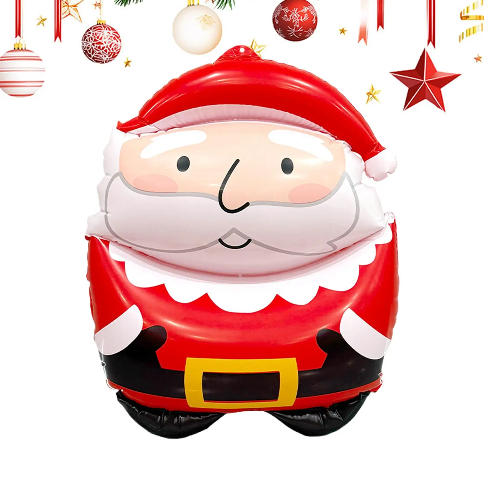 47cm Inflatable Santa Claus Ornament PVC Cartoon Air Figure Christmas Outdoor Hanging Decoration Yard Porch Party Supplies