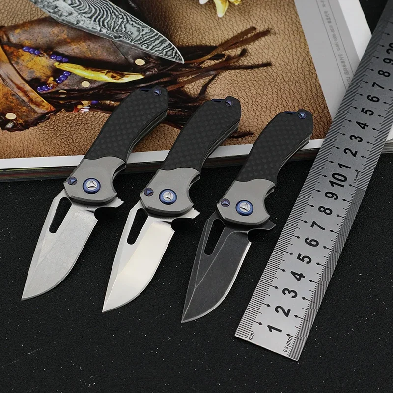 M390 Knives Folding Army Knives Survival Tactical Self Defense Outdoor Knife Ball Bearing Pocket Titanium Knifes Mini EDC Tools